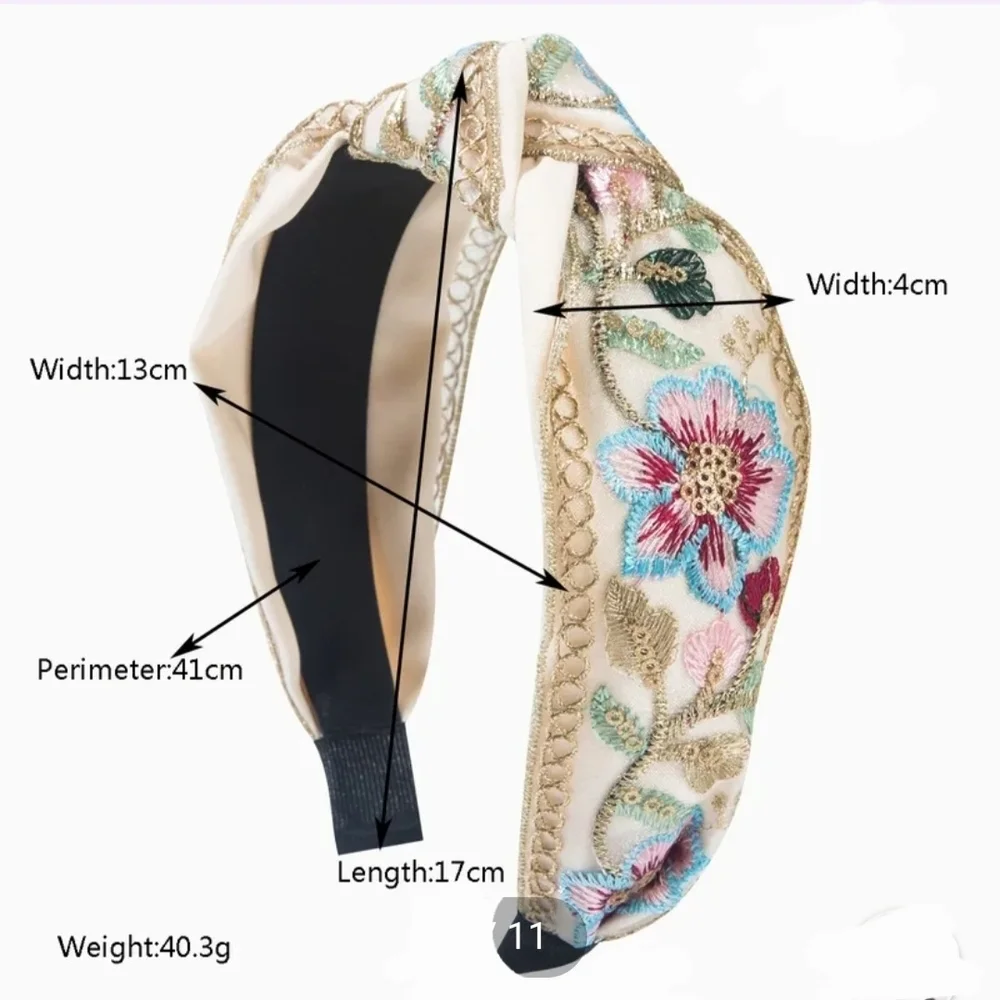 None embroidered floral